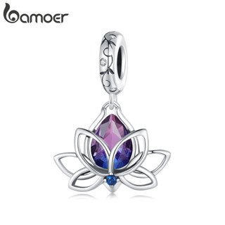 Bamoer ลูกปัด Lotus จี้ DIY สร้อยข้อมือสร้อยคออุปกรณ์เสริมสํ…