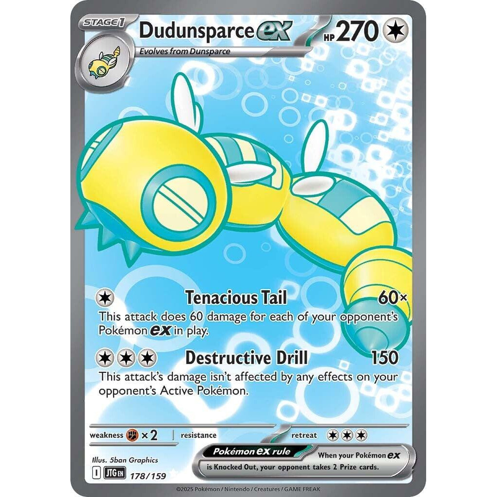 [Binder Condition] Dudensparce ex 178 Pokemon Journey Together
