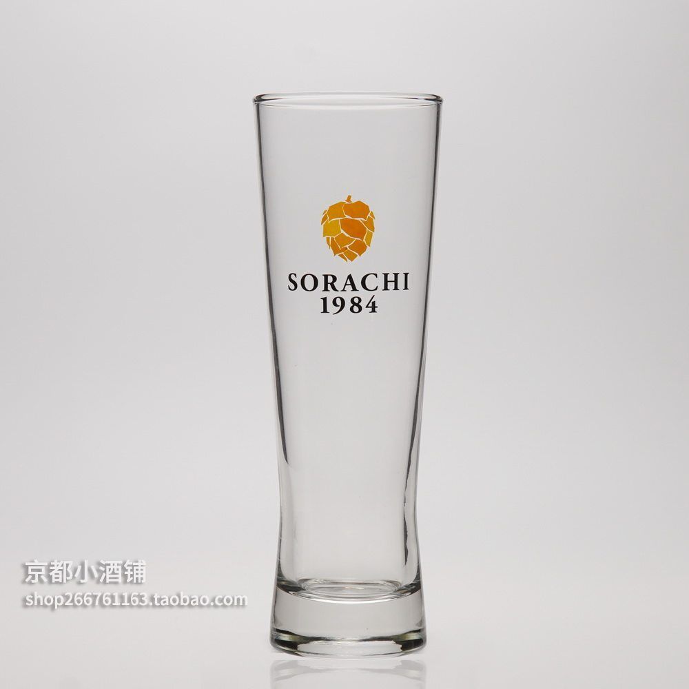 SAPPORO SAPPORO Kongzhi เบียร์ SORACHI ในตํานาน 1984 แก้วเบียร์ แก้ว แก้วหนา Soled 350ml