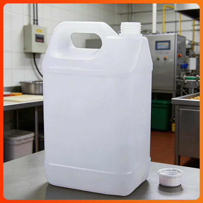 แกลลอน Food Grade ขวดบีบซอส ขวดน้ำ HDPE(PE) 1L ใช้สำหรับบรรจุของเหลวต่างๆ ที่ใช้ในชีวิตประจำวัน/อาหาร/ยา (ยxส : 14 x 17 cm) ราคา ถูกที่สุด ดีลบีเคเค แกลเลอรีภาพที่ 5