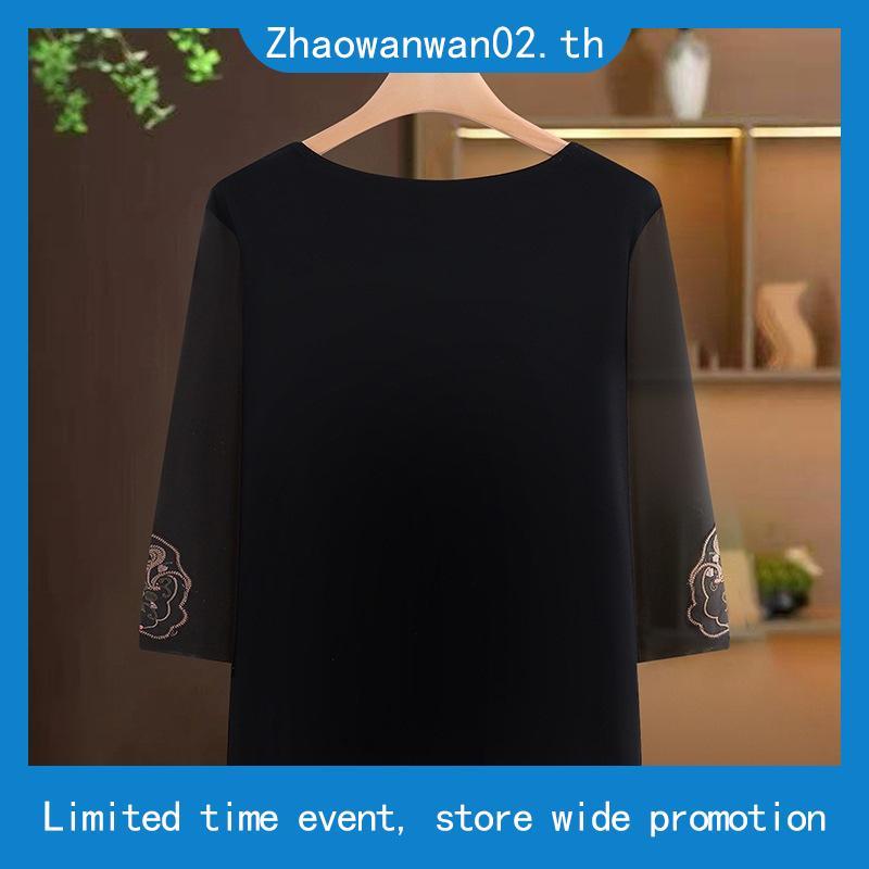 MERAH KATUN Zlata อักษรา เสื้อยืดแขนยาวผู้หญิงผ้าฝ้ายสีแดง Casual Rajsky 18.06