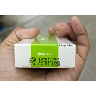 สบู่บีควอล่า สีเขียว BeQuaLa Green Herb Soap กรีนเฮิร์บโซป ขนาด 60 กรัม