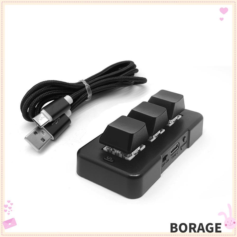 คีย์บอร์ด BORAG, Mini สีดําสีขาวที่กําหนดเองคีย์บอร์ด,แบบพกพา USB + BT Dual-mode MK321U MK321G MK321