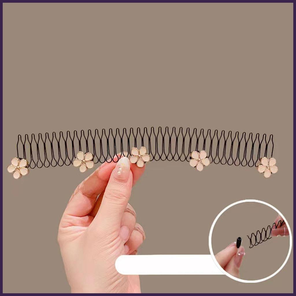 U รูปร่างผม Fixer Finishing หวีตกแต่ง Camellia U Pin Hair Fixer กิ๊บยืดหวีผม Hair Updo ewoekvn