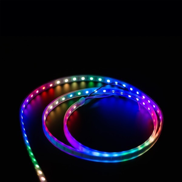 3.3V-5V Digital RGB LED Weatherproof Strip 60 LED - (1 ม.) [Elca]