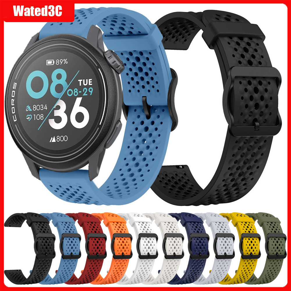 ผู้ขายท้องถิ่น สายรัดซิลิโคนสําหรับ COROS PACE 4/3 สายรัดข้อมือที่สะดวกสบายสําหรับ APEX 46 มม./ APEX 2Pro/VERTIX สายนาฬิกาเข็มขัด
