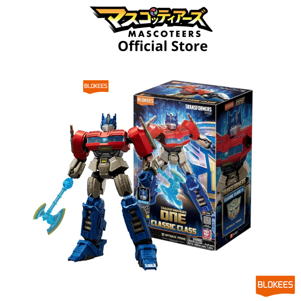 BLOKEES Blokees Figures - Transformers 71161 - Classic Class 11 - ONE - Optimus Prime (Model Kit-Luminous Eyes）