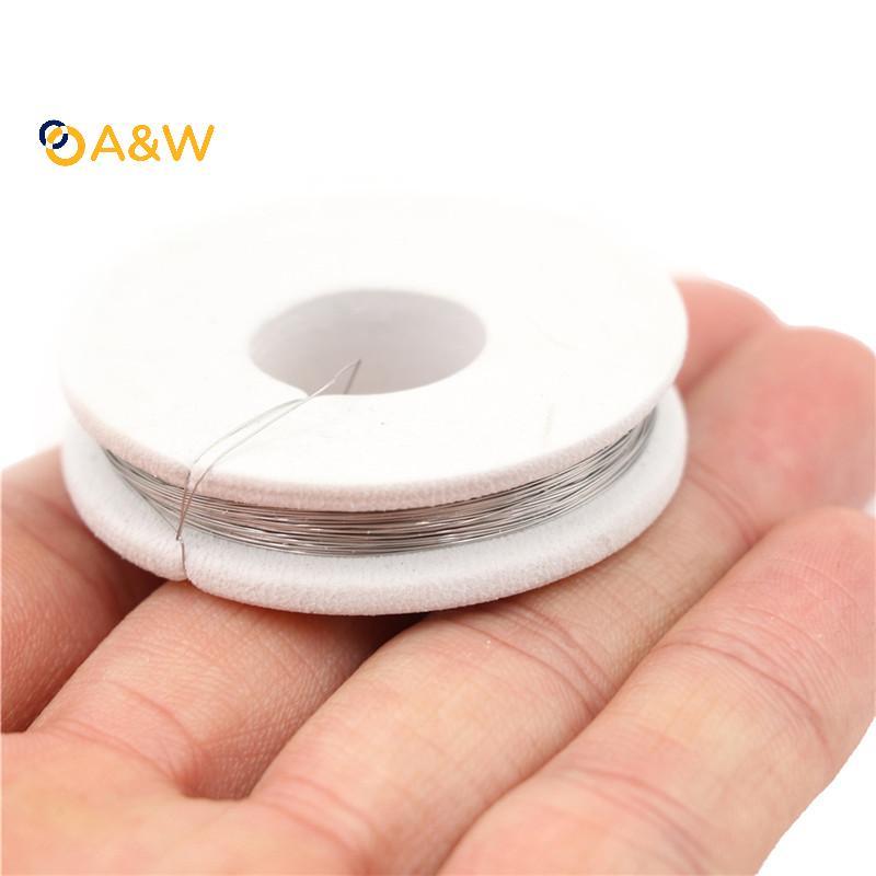 A&W 0.2mm Nichrome Wire 10m ตัวต้านทานความยาว AWG Wire