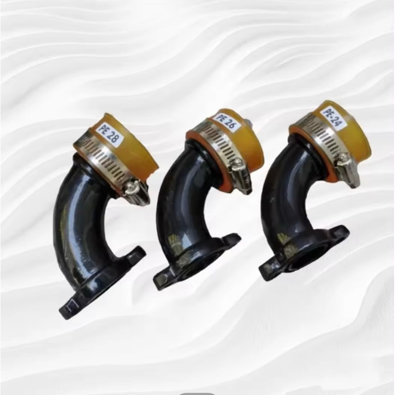 TEFLON INTAKE MANIPOL สําหรับ NEUTRAL DUCK MOTORCYCLE สําหรับ CARBON PE PWK 24 26 28 โดย nt