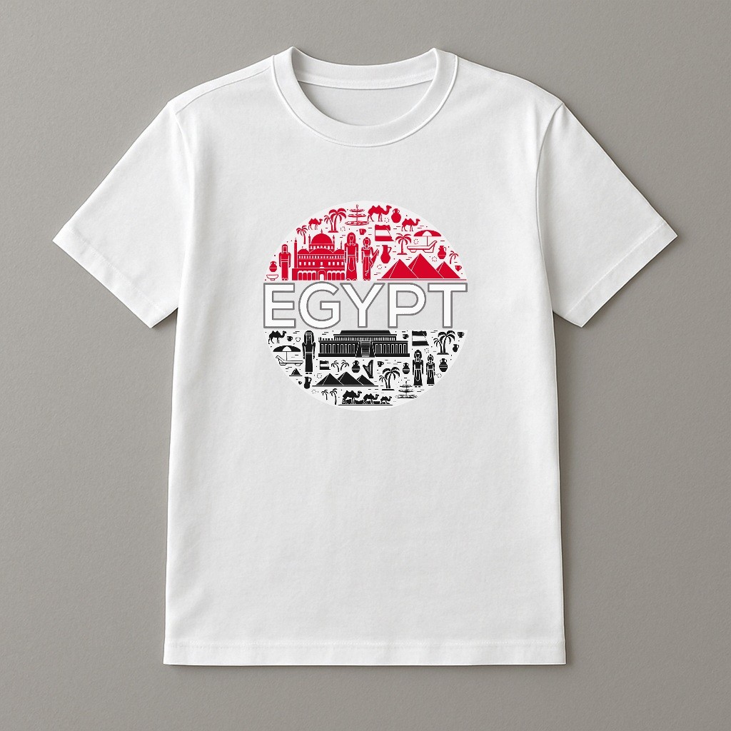 เสื้อยืดที่ระลึกอียิปต์ Cairo | ของที่ระลึกที่จดจําจาก Cairo Egypt | เสื้อยืด ไม่จํากัดเพศ