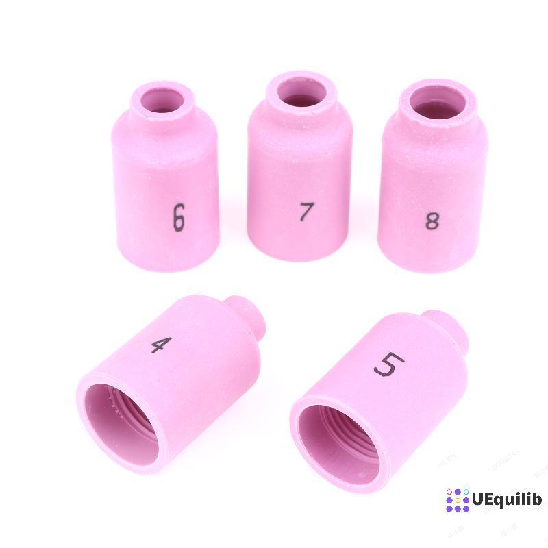 Uequilib 42 มม.54N14 54N15 54N16 54N17 54N18 Alumina เซรามิคหัวฉีดสําหรับ TIG WP17 18 26 เชื่อมไฟฉาย