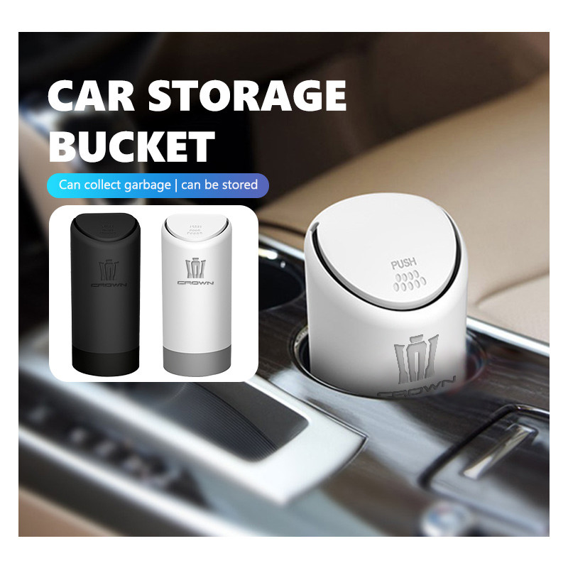 ซิลิโคนถังขยะรถกล่องเก็บ Rubbish Bin สําหรับ Toyota Crown JZS171 JZS171W JZX175 JZX171 GRS180 181 18