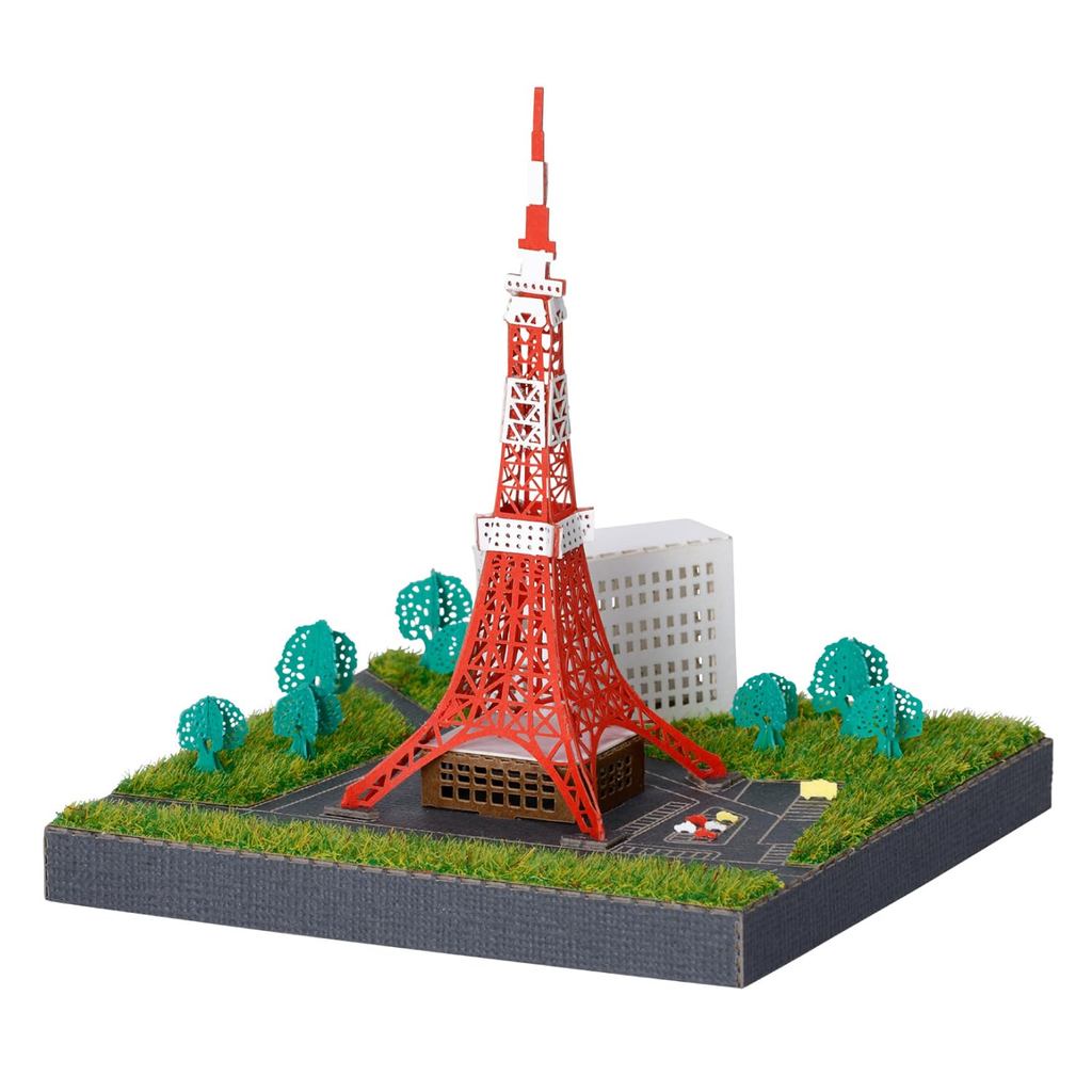 Kawada Paper Nano 360 Tokyo Tower 7×7.1×7cm Paper Craft Craft Kit Miniature Kit Interior PS-03