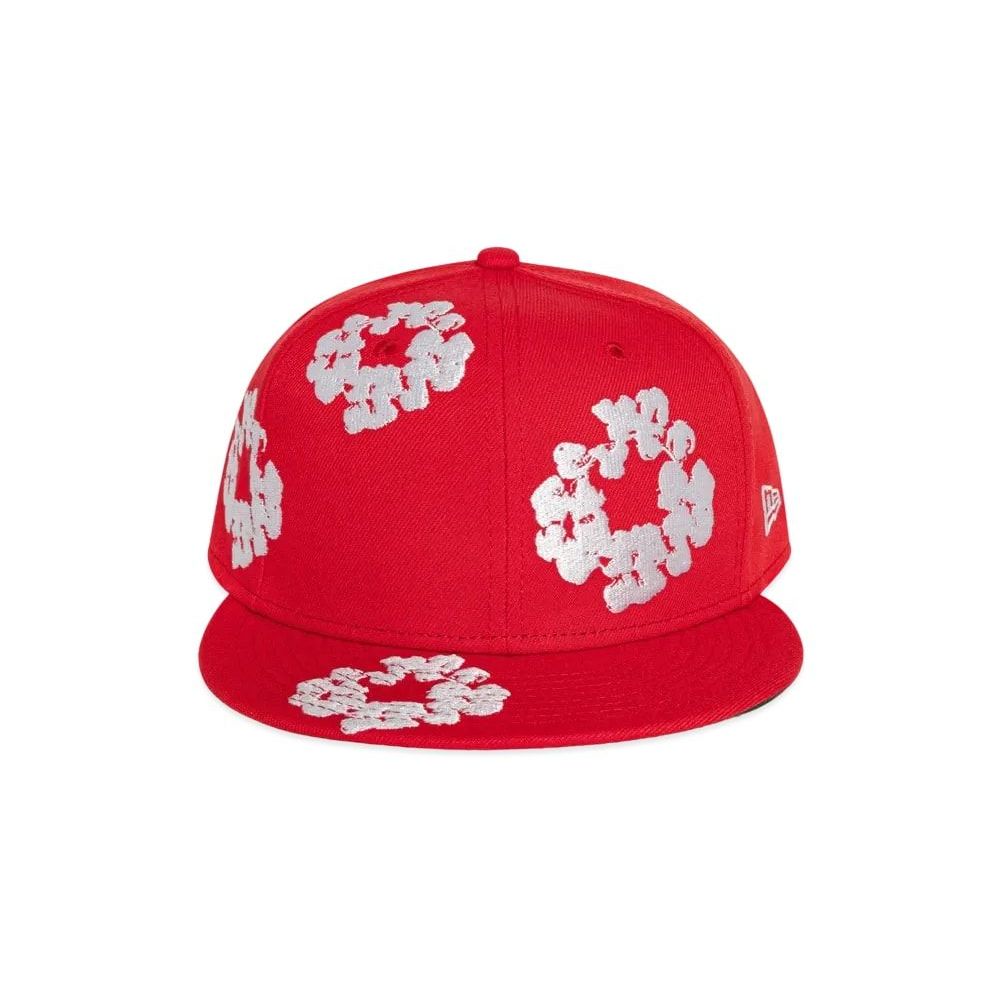 NEW ERA x Denim Tears Cotton Wreath 5950 Red Unused