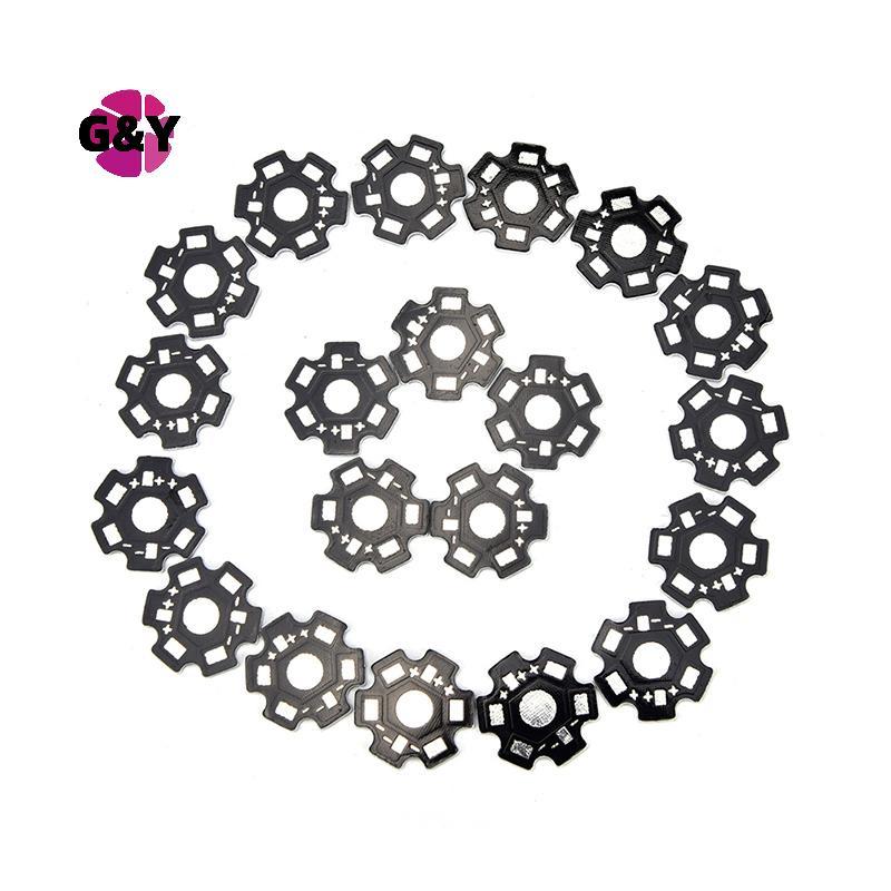 G&Y 20 ชิ้น/100 ชิ้น/ล็อต LED อ่างล้างหน้าความร้อน LED แผ่นฐานอลูมิเนียมลูกปัด LED หม้อน้ําใช้