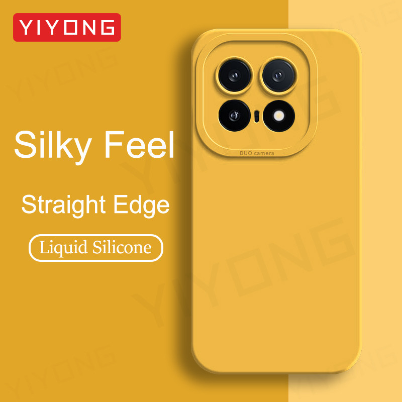สําหรับ iQOO15 กรณี YIYONG Original Silky รู้สึกซิลิโคนเหลวสําหรับ Vivo IQOO 15 13 iQOO13 5G Global เคสโทรศัพท์