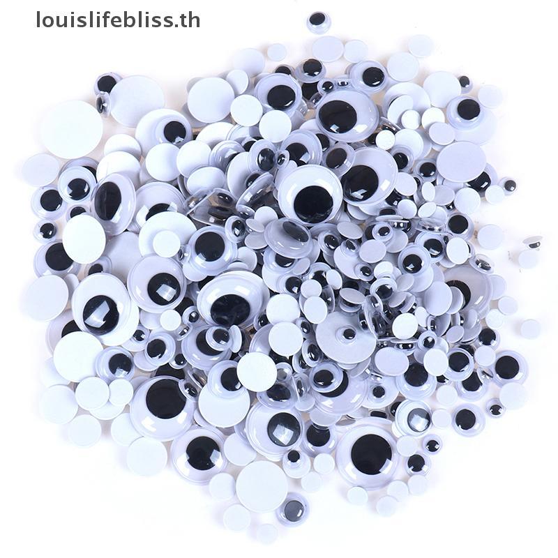 Louislifebliss Self-กาวผสมEyesสําหรับของเล่นตุ๊กตาGogly wiggly Eyes DIYอุปกรณ์เสริมใหม่
