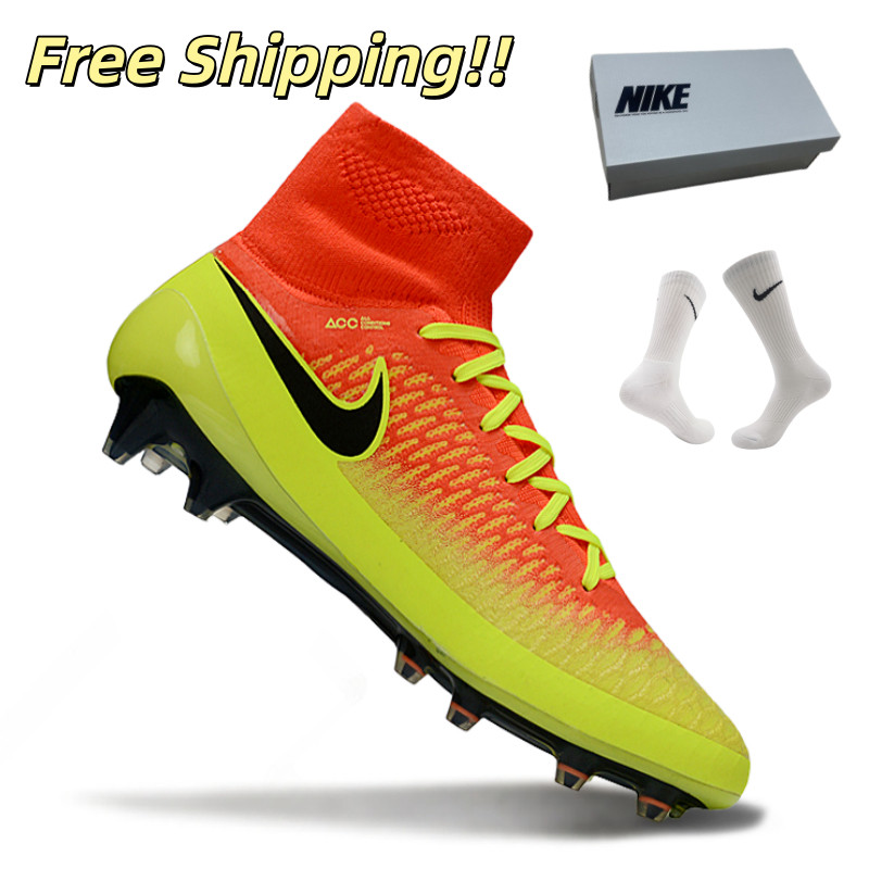 รองเท้าฟุตบอล Magista Obra Acc FG ขนาด 39-45 กันลื่นและทนทาน