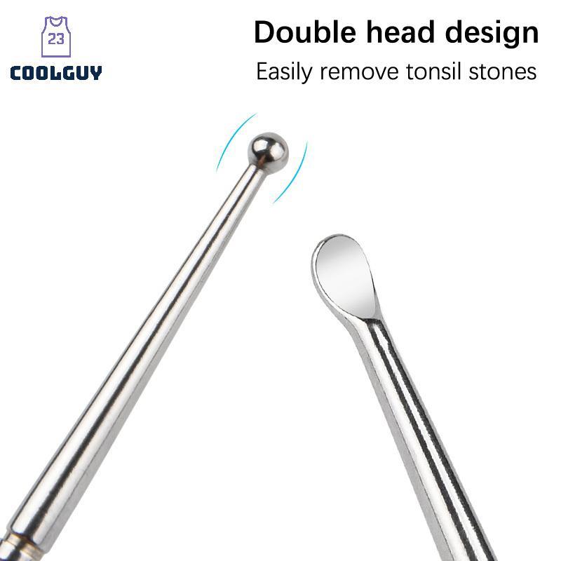 [YLSW] 1 ชิ้นสแตนเลส Tonsil Stone & Ear Wax Removal Tool, Health Care Kit TH