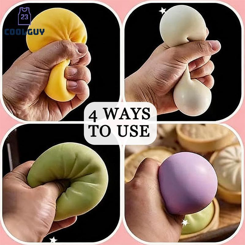 [YLSW] Giant Dumpling Squishy ของเล่นความวิตกกังวลบรรเทา Fidget ของเล่นจําลองอาหารนึ่งยัดไส้ Bun นุ่มบีบ Dpression Dough ของเล่น TH