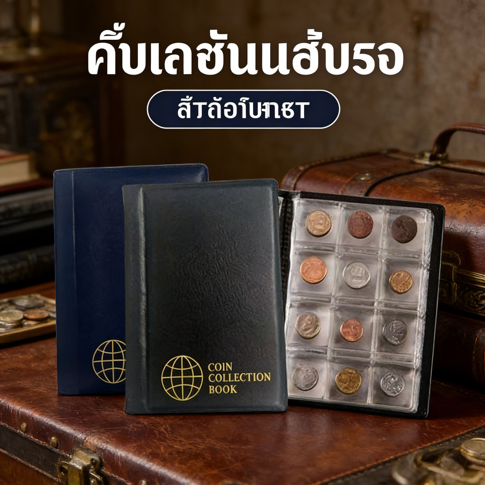 อัลบั้มภาพเหรียญกระเป๋าสำหรับคอลเลกชั่นหนังสือตกแต่งบ้าน สําหรับคอลเลกชั่นหนังสือสำหรับอัลบั้มหนังสื