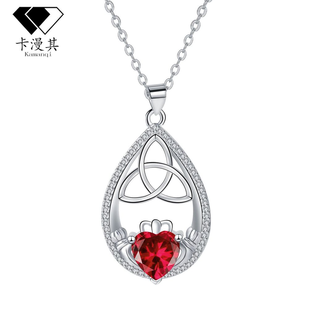 Knn-204 Water Drop Celtic Knot สร้อยคออุปกรณ์เสริม Celtic Knot ส่งออก 26.3.1