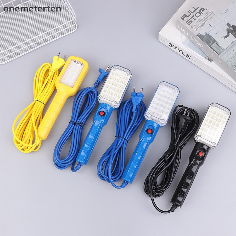 ไฟฉายแม่เหล็ก LED 30 ดวง 7W ส่องสว่างสำหรับงานซ่อมแซมและโรงรถ พร้อมสายไฟ 5 เมตร