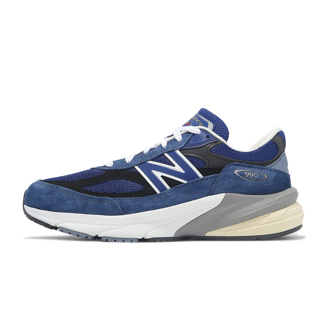 NB Casual Shoes 990 V6 ผู้ชายผู้หญิง American Ink Blue Black Retro [ACS] U990IA6-D 5GGQ