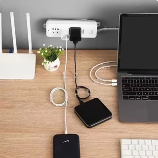 20/60/100 ชิ้นคลิปหนีบสายเคเบิลแบบมีกาวในตัวที่แข็งแกร่ง/โต๊ะ Tidy Cord Manager Winder / สาย USB โปร่งใสแคลมป์คงที่
