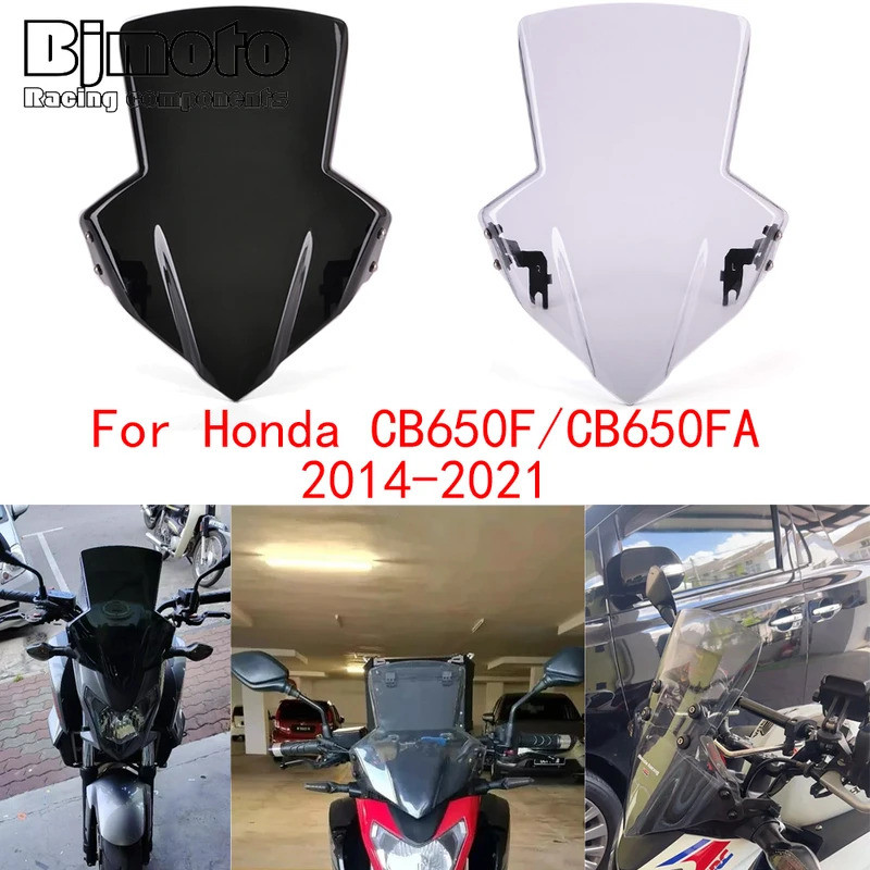 BM CB650F 2021 กระจกรถจักรยานยนต์กระจกสําหรับHonda CB650F CB650FA CB 650F 650FA 2014-2020 Deflectors