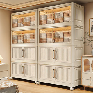 WinHi ตู้เก็บของ 【90CM】 พับเก็บได้ ตู้เสื้อผ้า ความจุสูง ตู้…