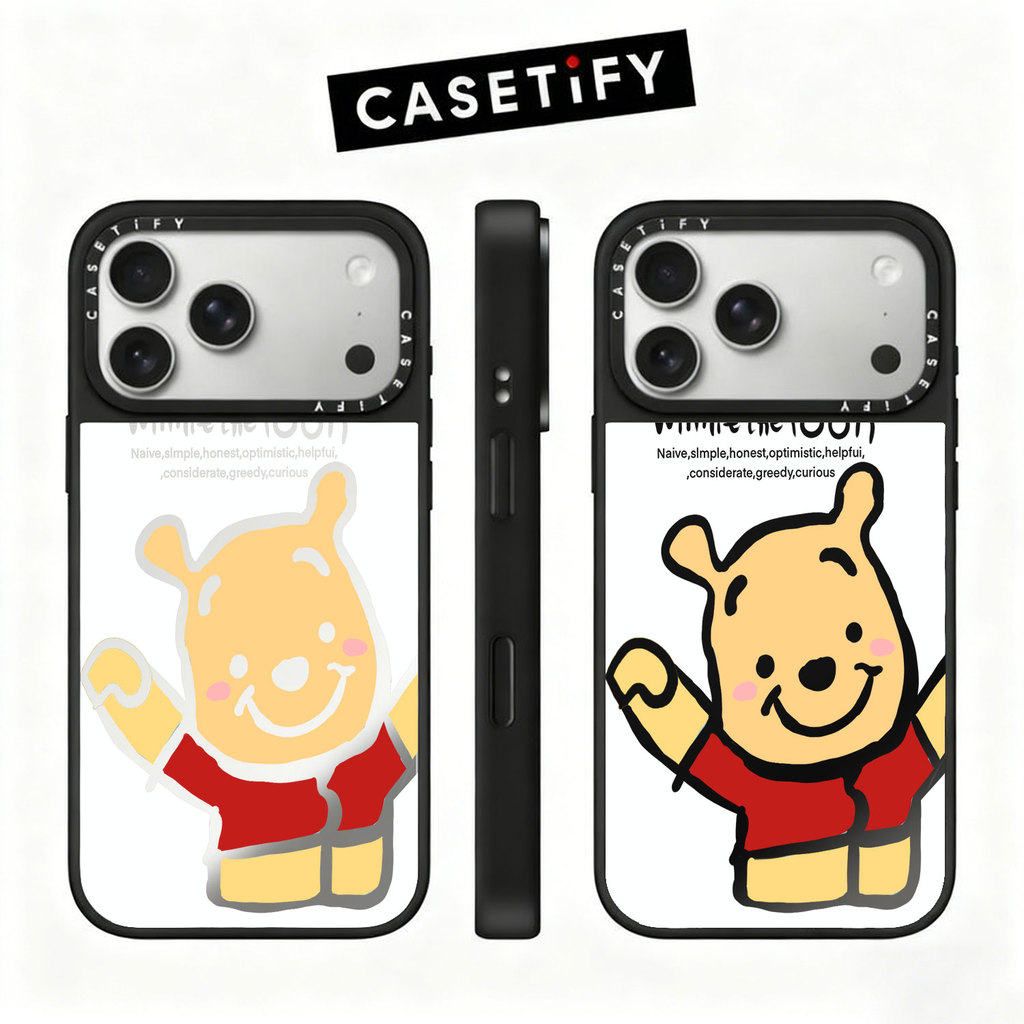 Honey Winnie Cartoon Trend Brand Case Mirror Magnetic Case Phone Case CH274