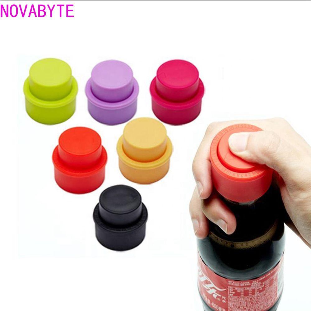 NOVABYTE Stopper ขวดโซดาสูญญากาศอัดลมปั๊มหมวก Cola Fizzy Drink Saver ฝาปิด
