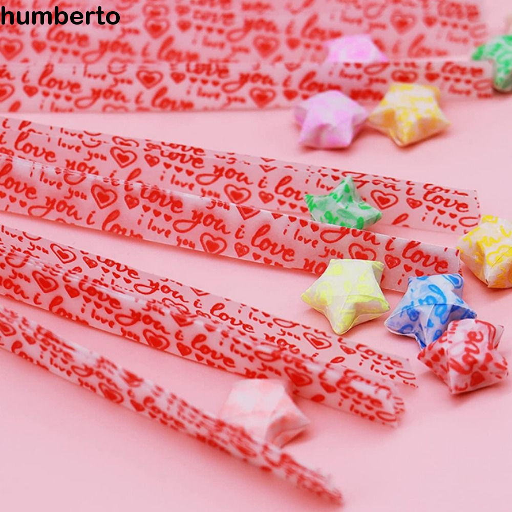 HUMBERTO Stars Paper Creative 2023 Glitter Luminous Lucky Craft Paper