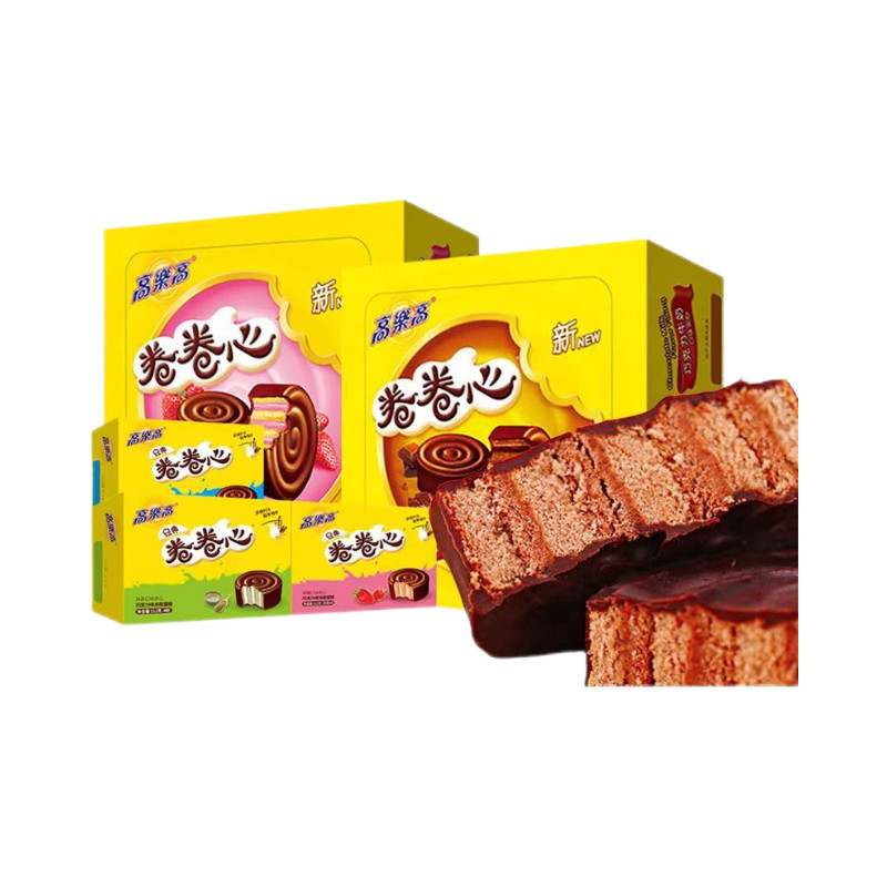 2026 สินค้าใหม่ Lego Lego Rolls After 90 Nostalgic Snacks Milk Flavour Chocolate Childrens Small Cak