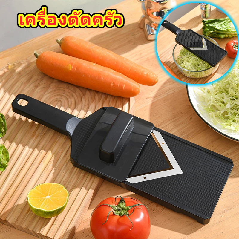 AT เครื่องตัดครัวกะหล่ําปลีแตงกวามะนาวผักผลไม้ตัด Shred Food Chopper