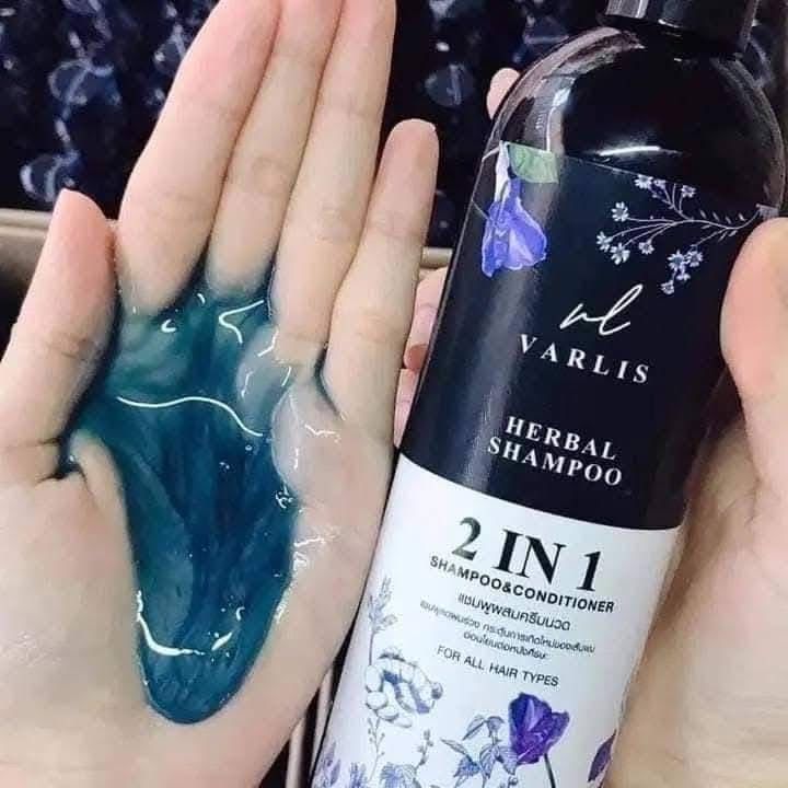VARLIS Herbal 2 in 1 แชมพู ครีมนวดผม 400ml 3.6 bd
