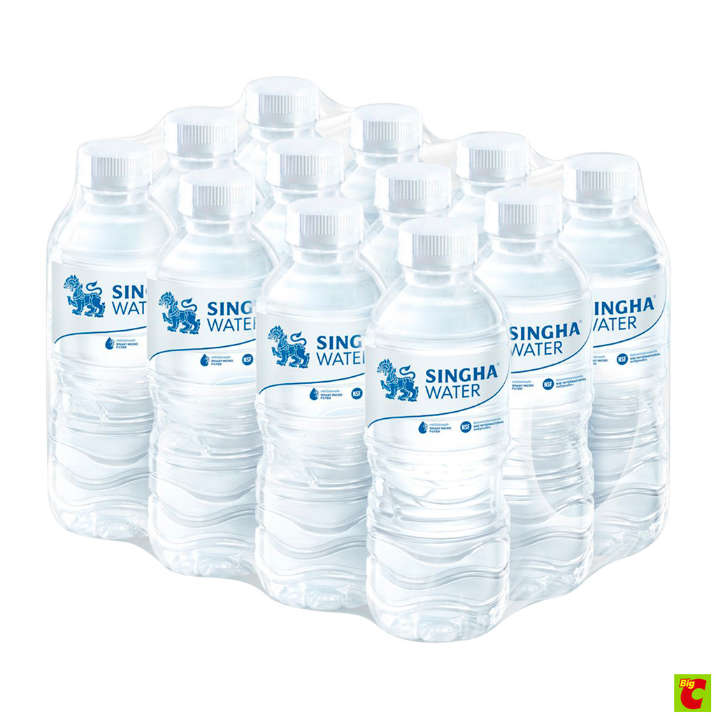 สิงห์ น้ำดื่มขวดเล็ก 330 มล. แพ็ค 12