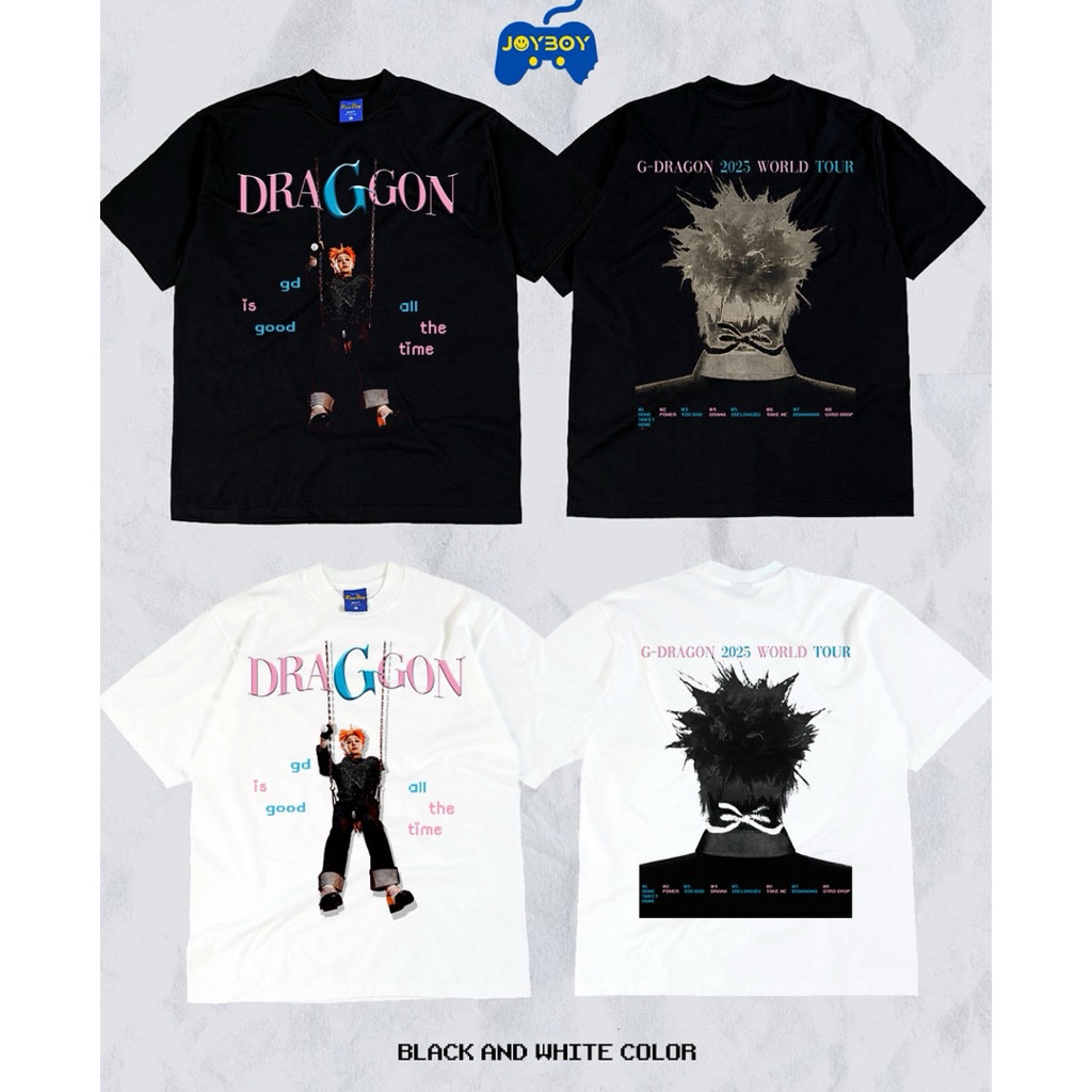 เสื้อ G-DRAGON 🐉 | Joyboy Bootleg สกรีน DTG