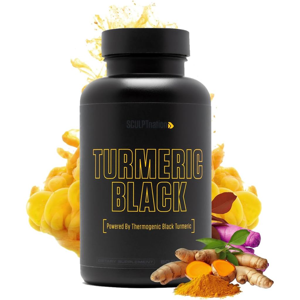 Sculpt Nation by V Shred Powerful Turmeric Supplement - Turmeric Curcumin with Black Pepper & Patent