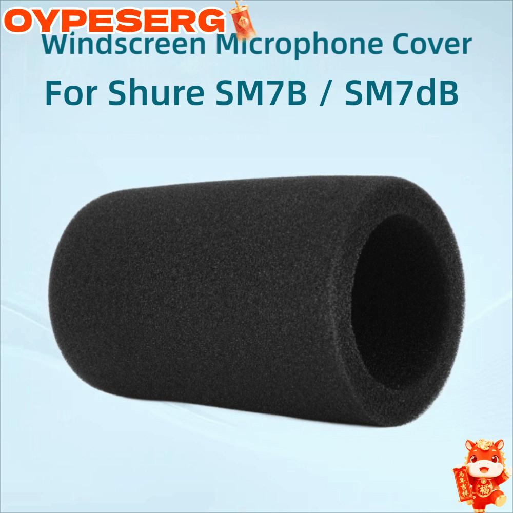 OYPESERG 1pcs Mic กระจก,เปลี่ยน Flocked ฟองน้ําโฟมไมโครโฟน, Professional Windproof Pop Filter สําหรั