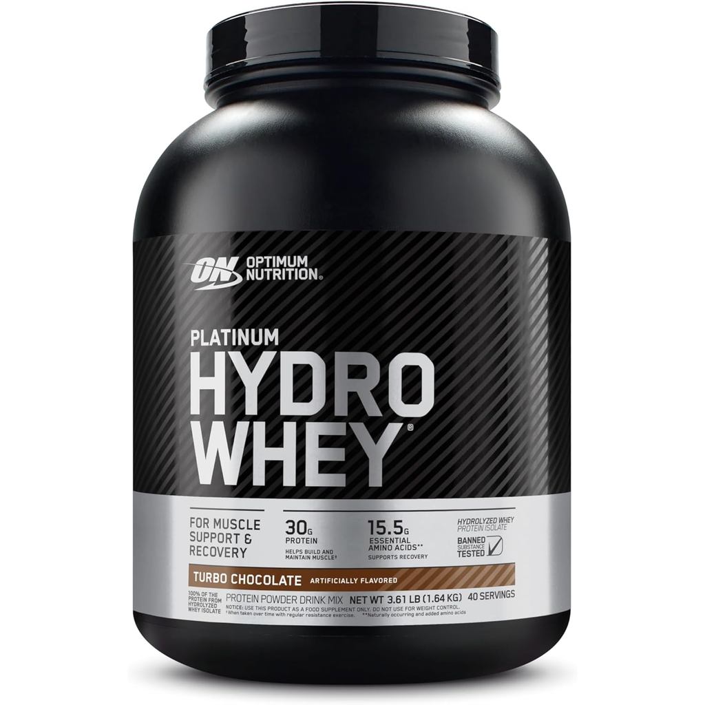Optimum Nutrition Platinum Hydrowhey Protein Powder, 100% Hydrolyzed Whey Protein Isolate Powder, Fl