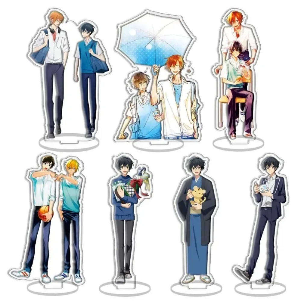 Standee อะนิเมะ Sasaki และ Miyano รุ่น Mica อะคริลิคโต๊ะศึกษาอุปกรณ์ตกแต่ง Boylove BL Sasaki to Miya