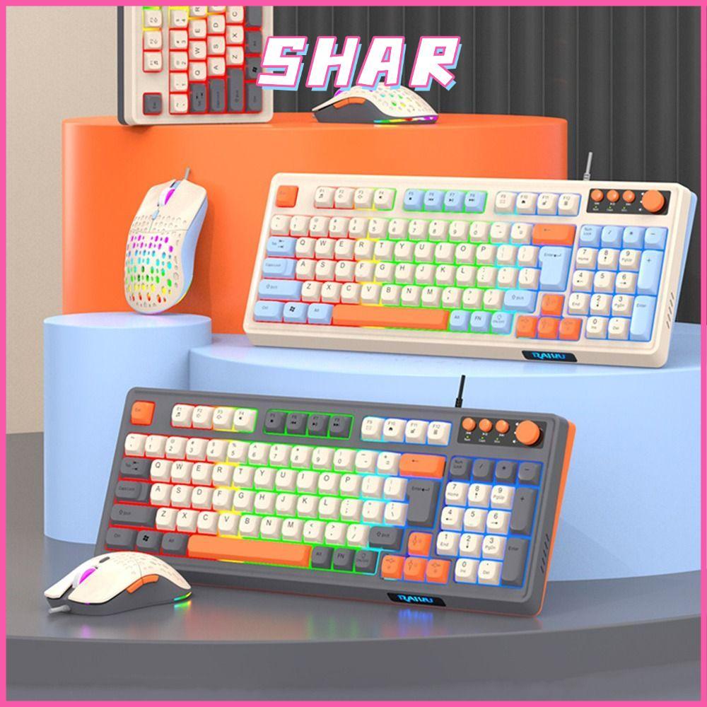 คีย์บอร์ด SHAR RAID T98, ชุดเมาส์คีย์บอร์ดเค้าโครงกุญแจ 98 อัน, เกมคีย์บอร์ดแบบกลไกสําหรับเล่นเกมแบ็