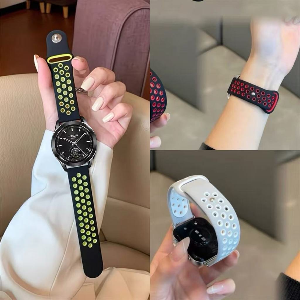 สายนาฬิกาXiaomi s1 s1active s1pro s2 s3 s4 s4sport watch2 watch3 watch4 redmi watch 5active 5lite