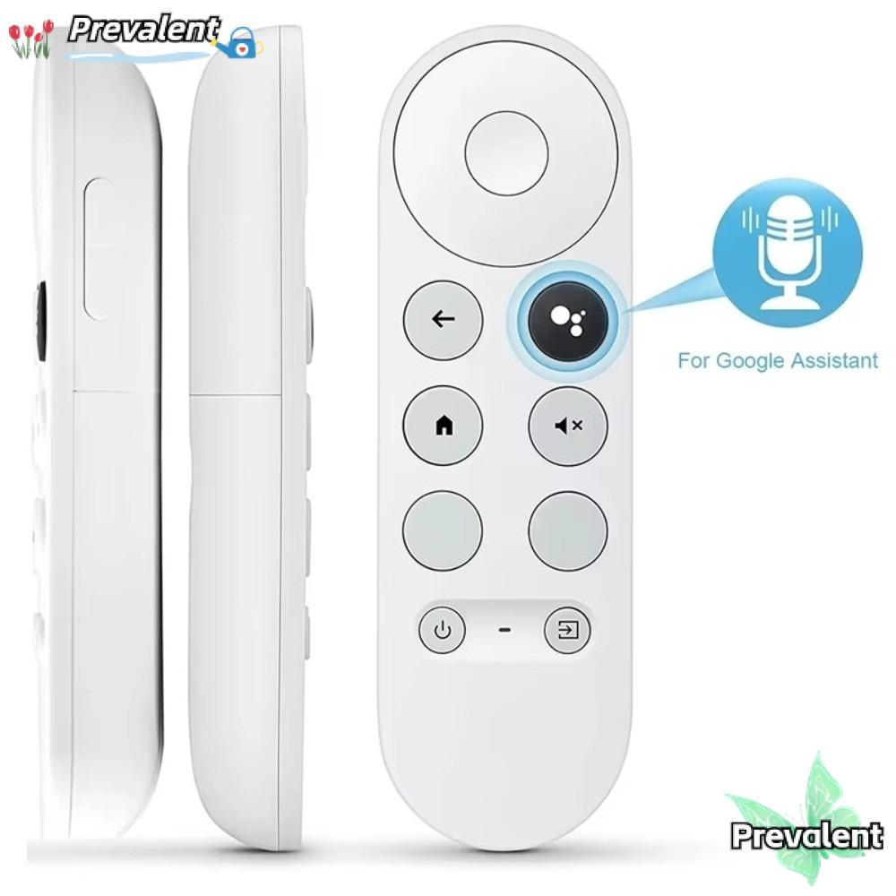PREVALENT สําหรับ Google Chromecast Remote, Snow Color G9N9N เปลี่ยนรีโมทคอนโทรลด้วยเสียง, HD Compat