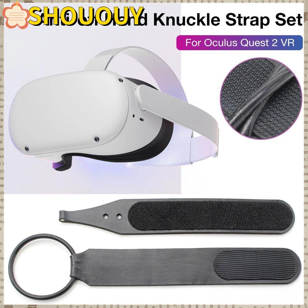 SHOUUY VR Controller Strap Touch Controller Grip VR อุปกรณ์สายรัดปรับ Knuckle สําหรับ 2