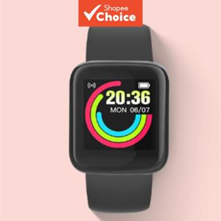 สมาร์ทวอทช์ Y68/D20 มาการอง บลูทูธ สมาร์ทวอทช์ ดิจิทัล ฟิตเน…