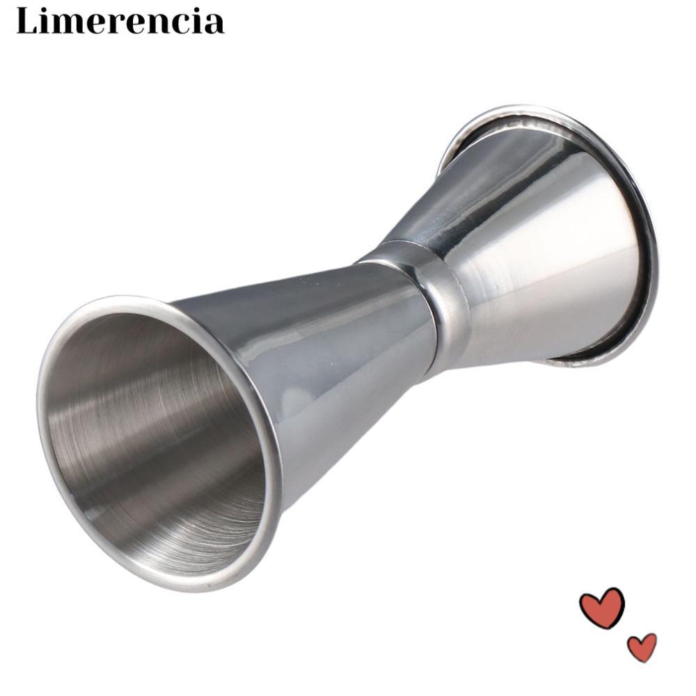 LIMERENCIA Double Cocktail Jigger, OZ/ML สแตนเลสบาร์วัด Jigger, การวัด Inside Shot ญี่ปุ่น Jigger Pa