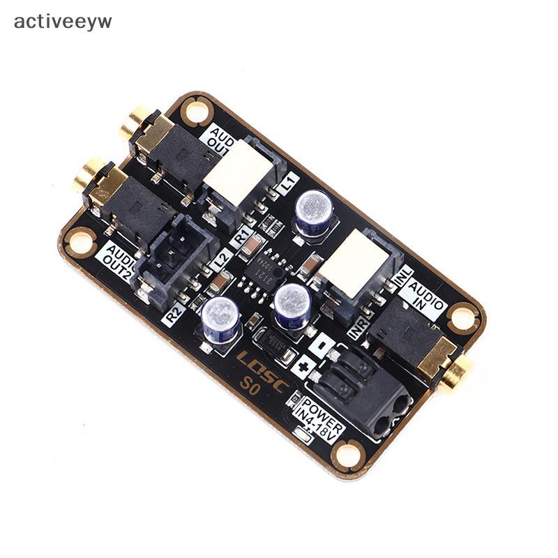 Activeeyw] โมดูลลดเสียงรบกวนแยกเสียง DSP บอร์ดขยายเสียงกราวด์ทั่วไปใหม่